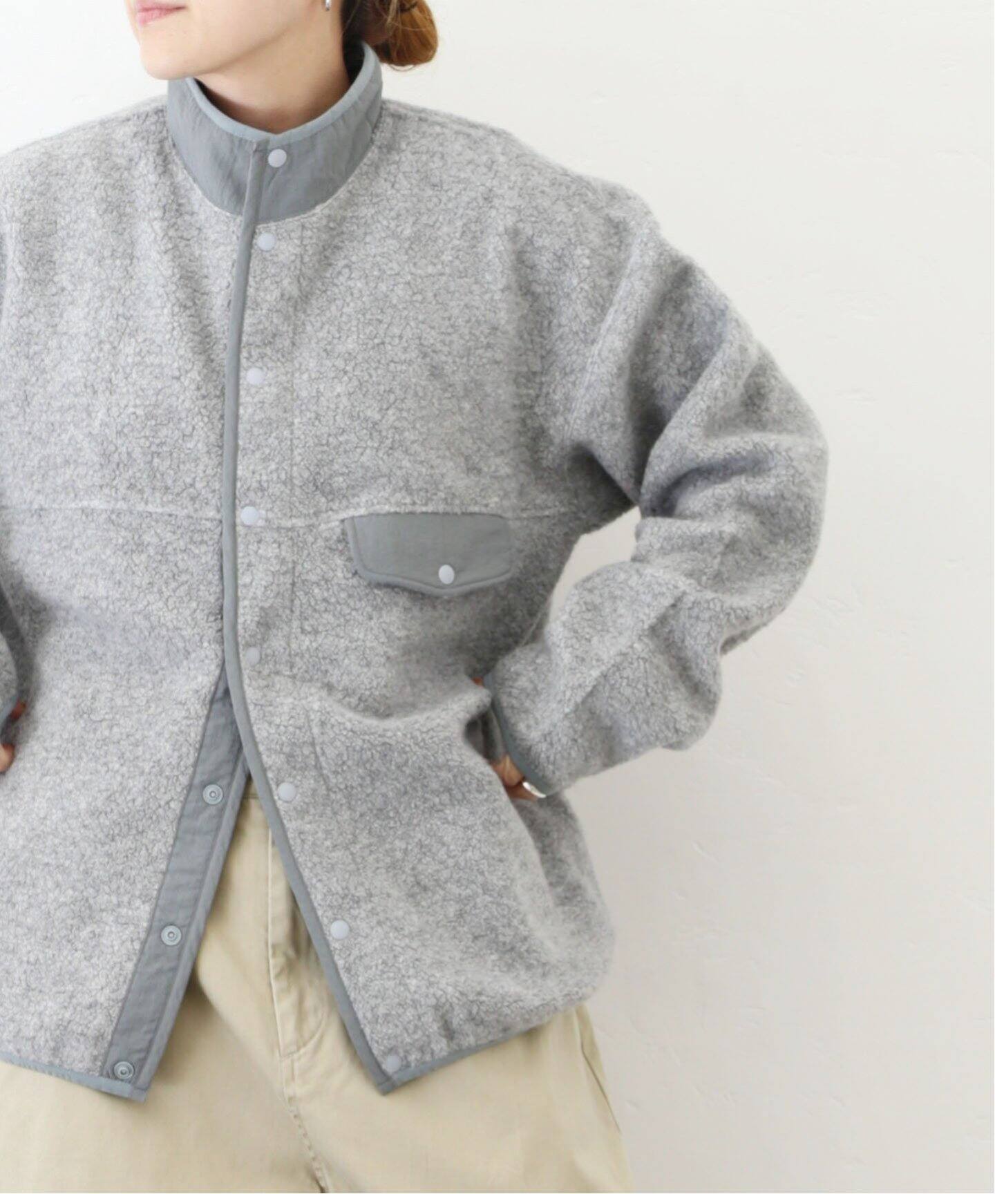 221VILLAGE 】 WOOL PILE CD（ボア・フリース）｜journal standard 