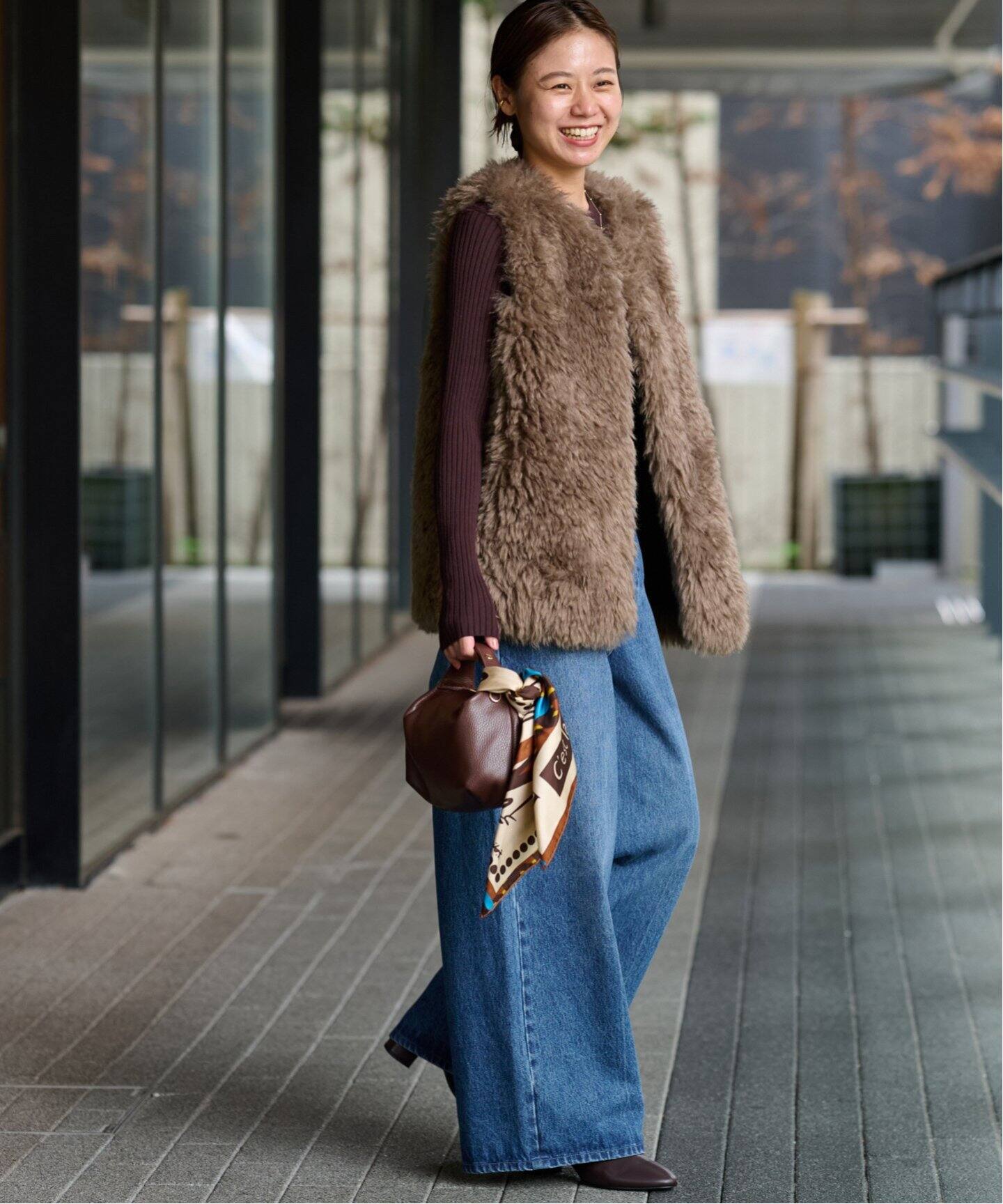 ロングカーリーフェイクファーベスト（ベスト）｜JOURNAL STANDARD  