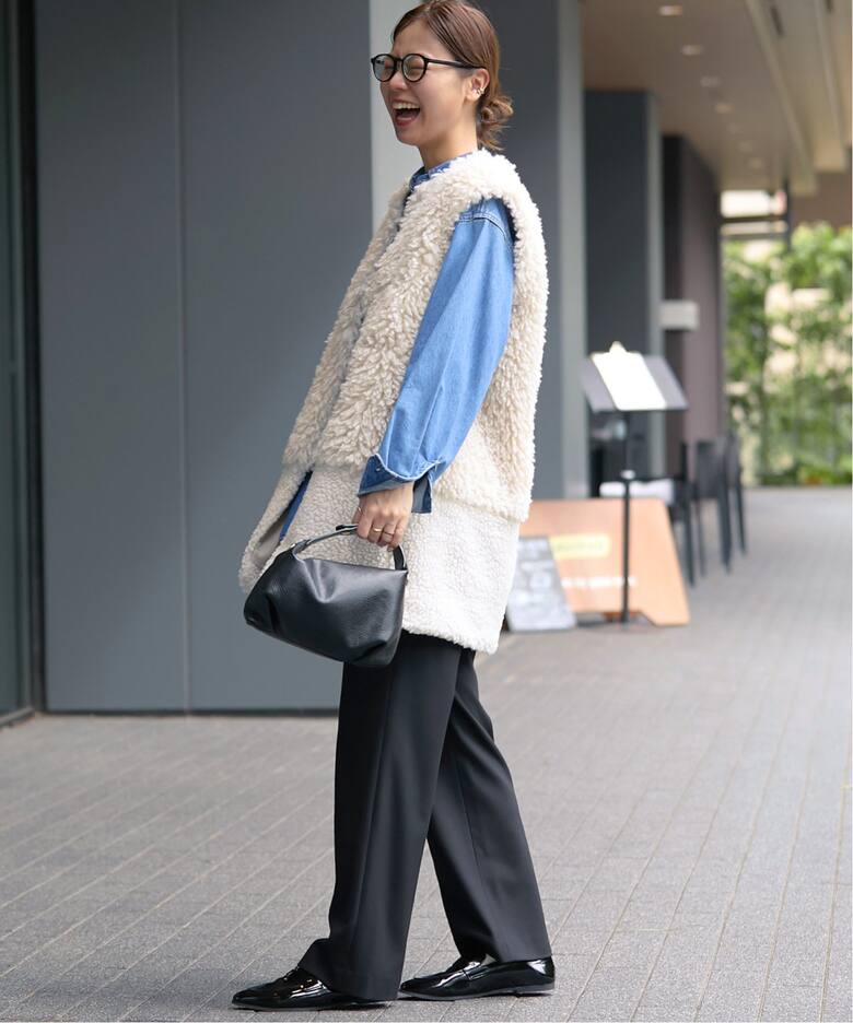 追加》ミックスボア×フェイクファーベスト（ベスト）｜JOURNAL  