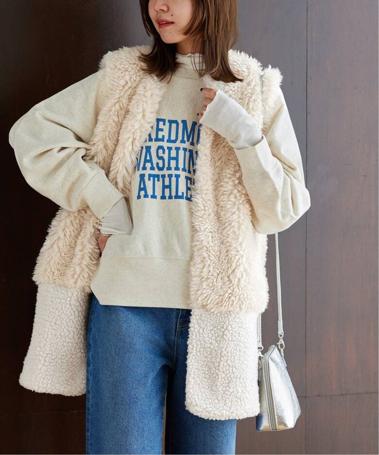 追加》ミックスボア×フェイクファーベスト（ベスト）｜JOURNAL  