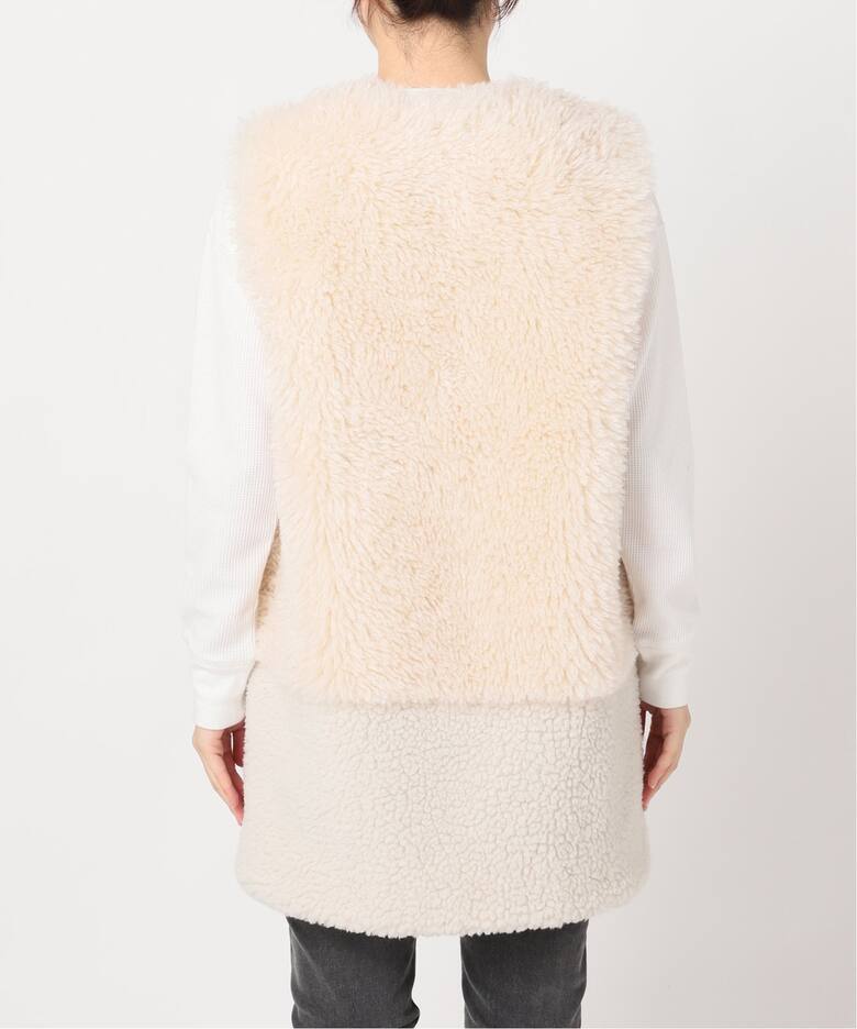 追加》ミックスボア×フェイクファーベスト（ベスト）｜JOURNAL  