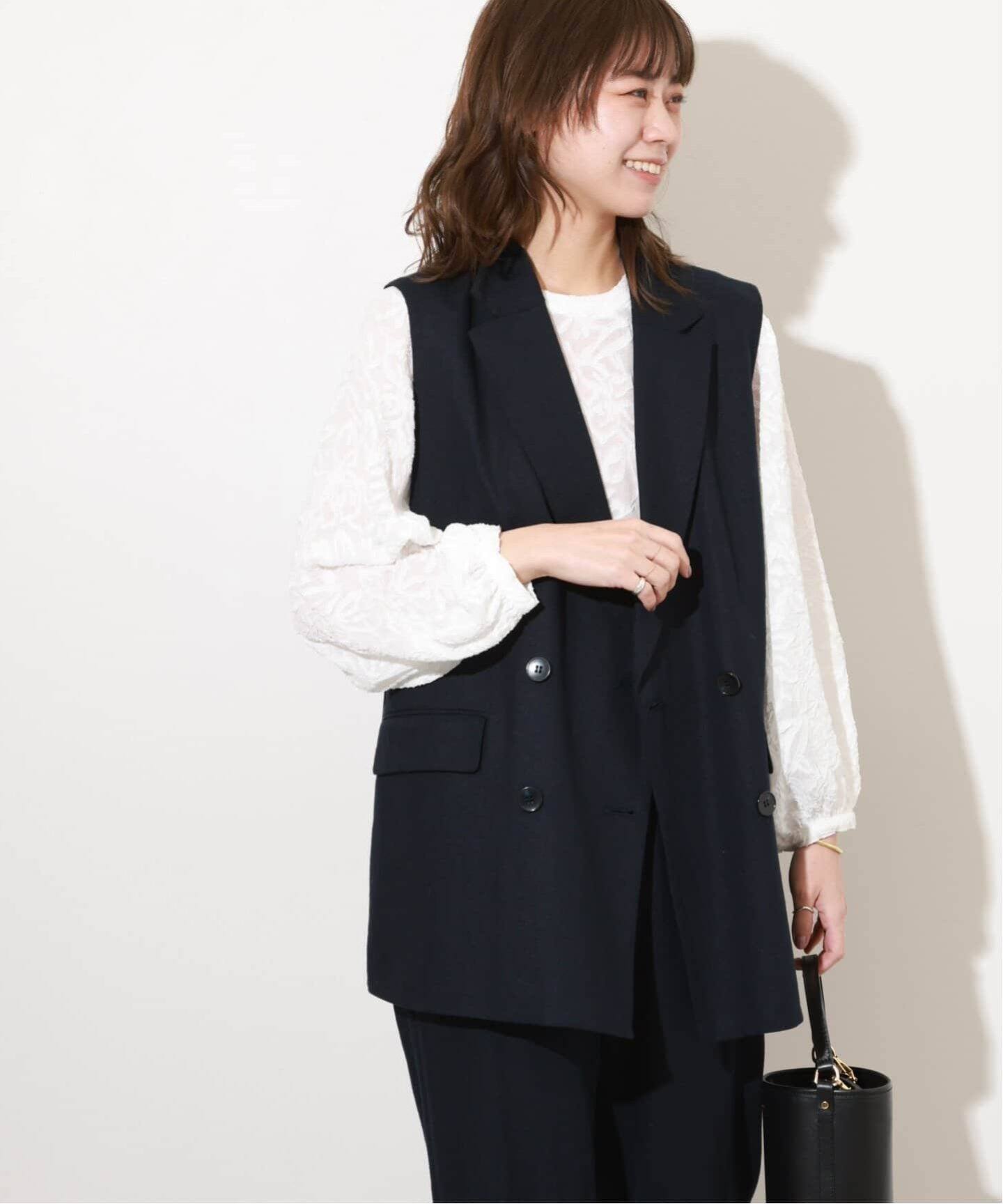 リネンレーヨンテーラードジレ（ジレ）｜JOURNAL STANDARD relume 
