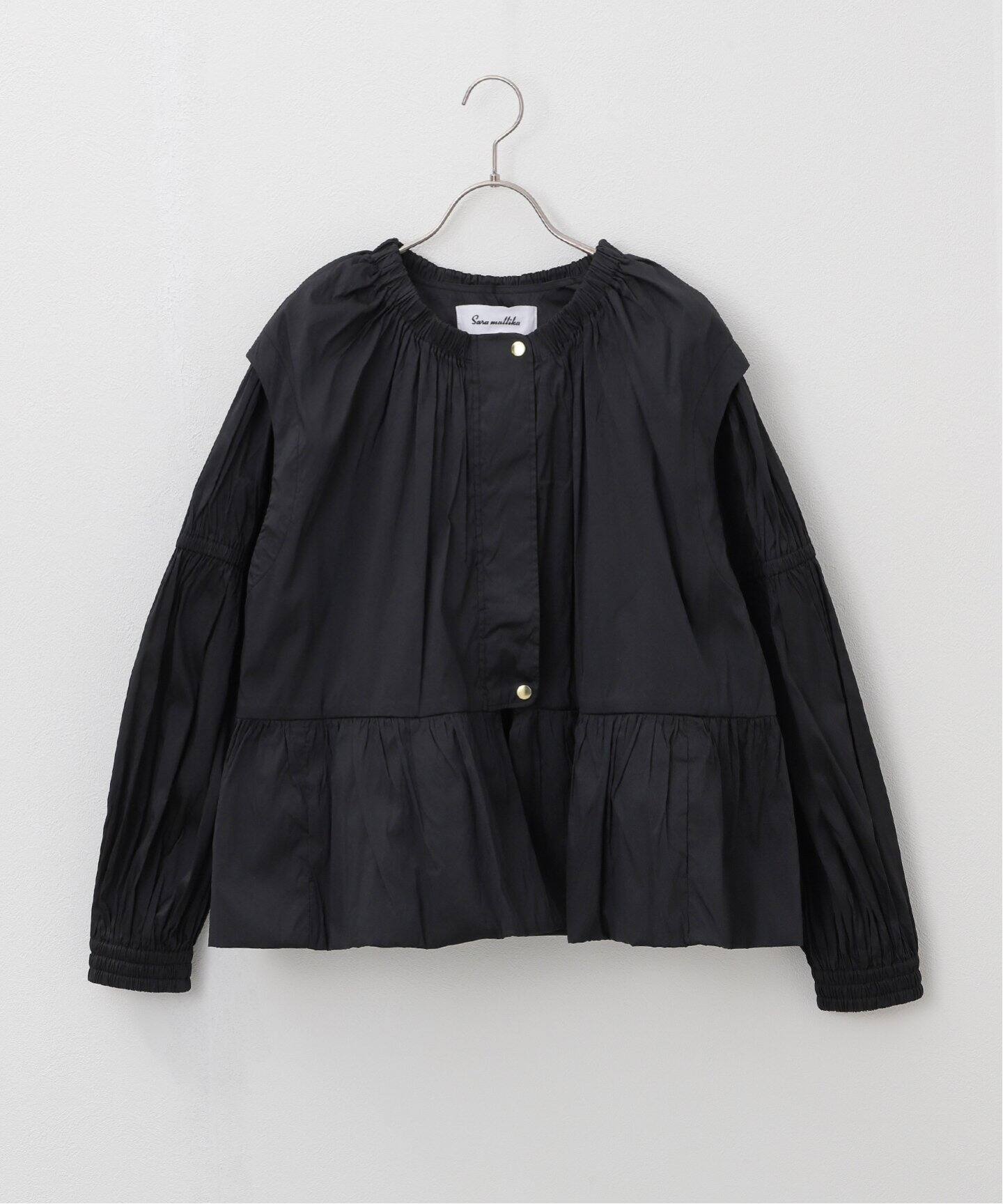 SARA MALLIKA】SRIDERI GATHER SHORT JK：ブルゾン（その他ブルゾン  