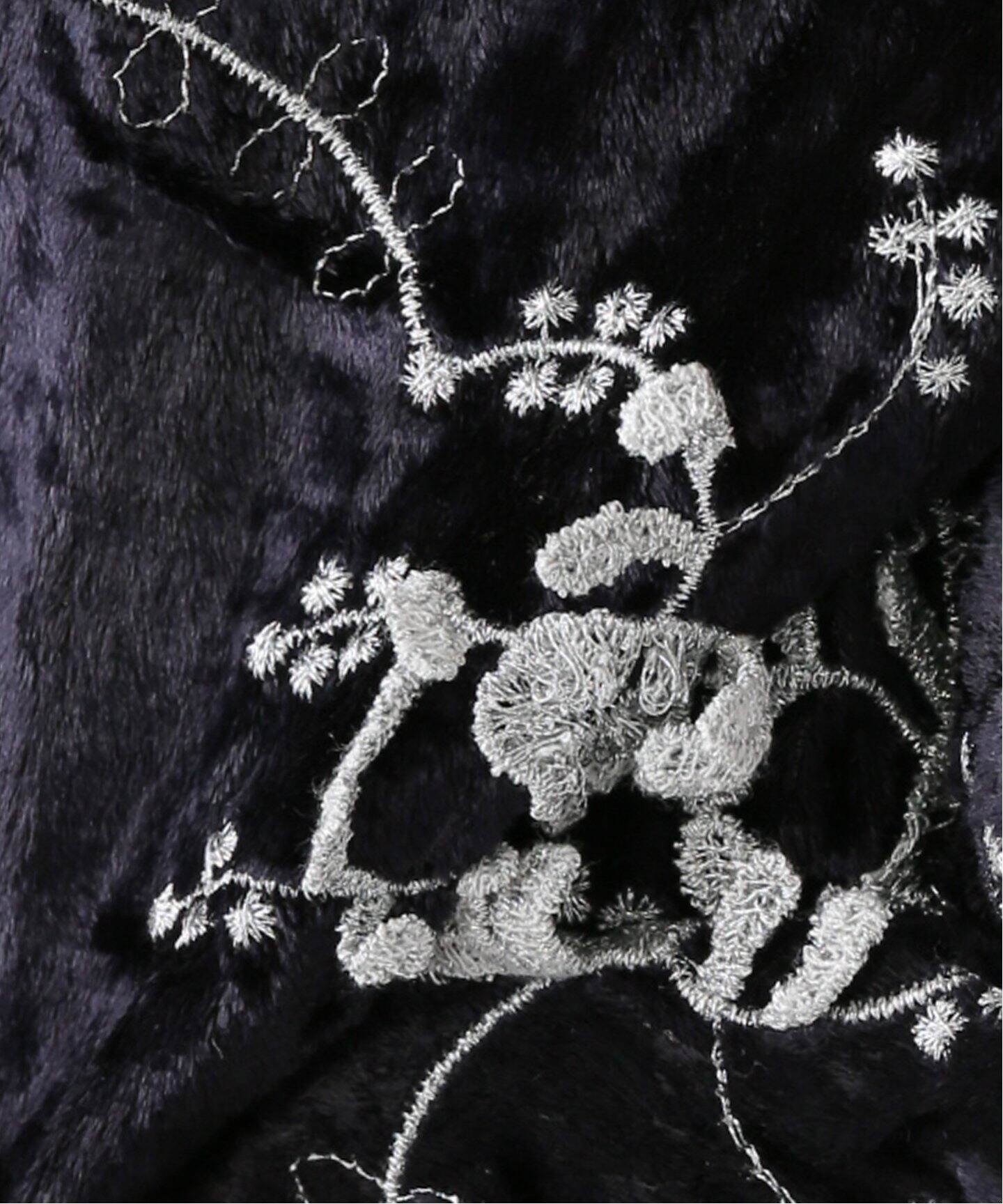 crinkle crinkle crinkle】velvet 3D embroidery vest：ベスト（その他 