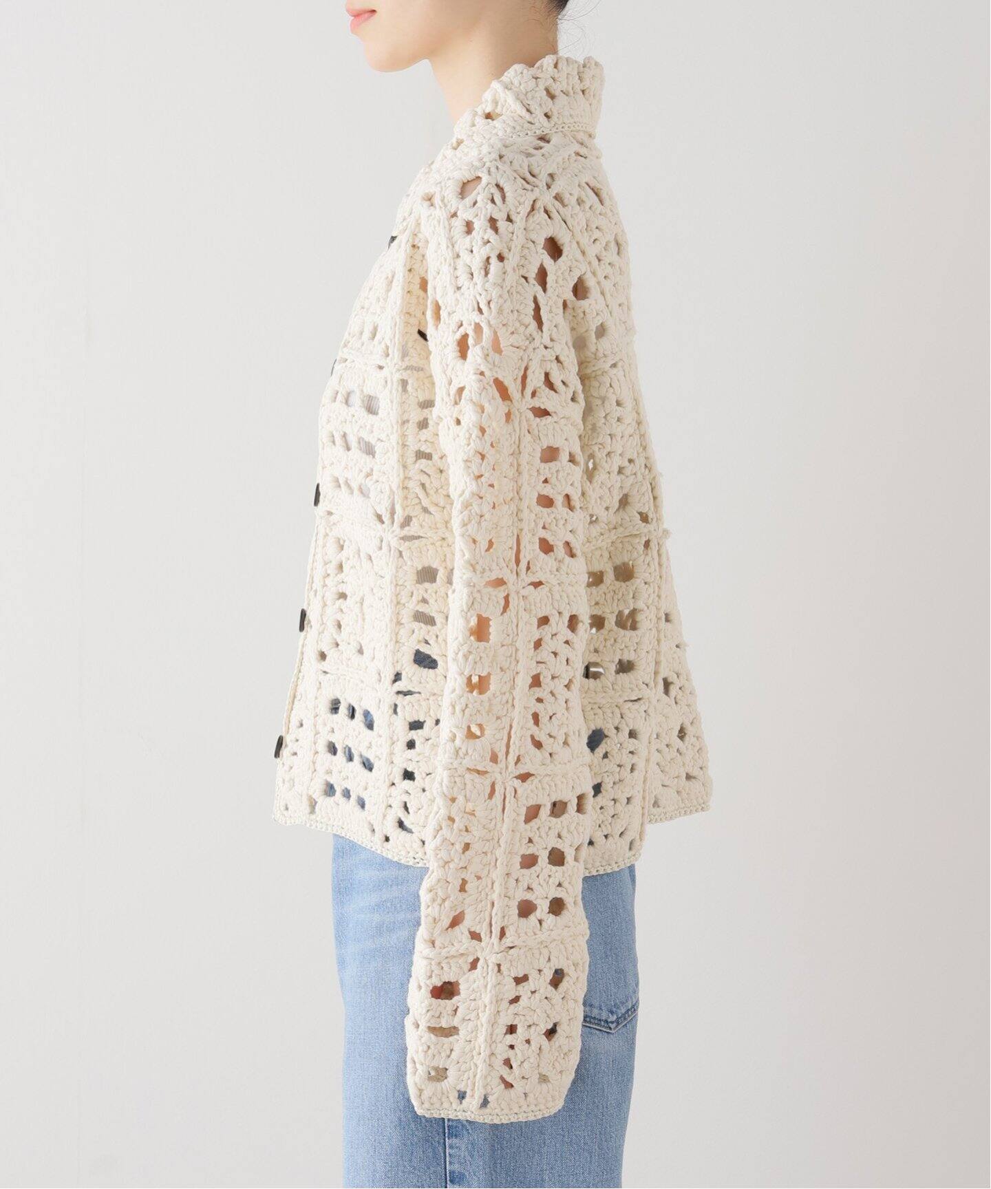TODAYFUL / トゥデイフル】 Crochet Knit Shirts：ニット（ニット 