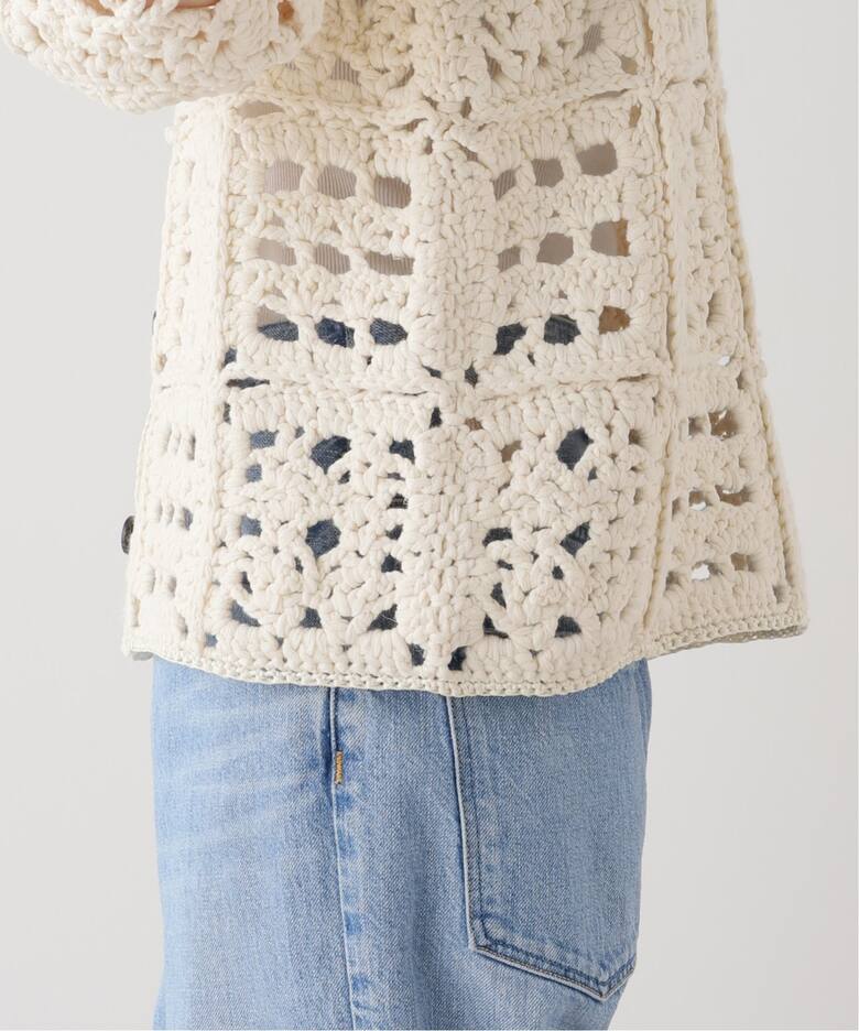TODAYFUL / トゥデイフル】 Crochet Knit Shirts：ニット（ニット 