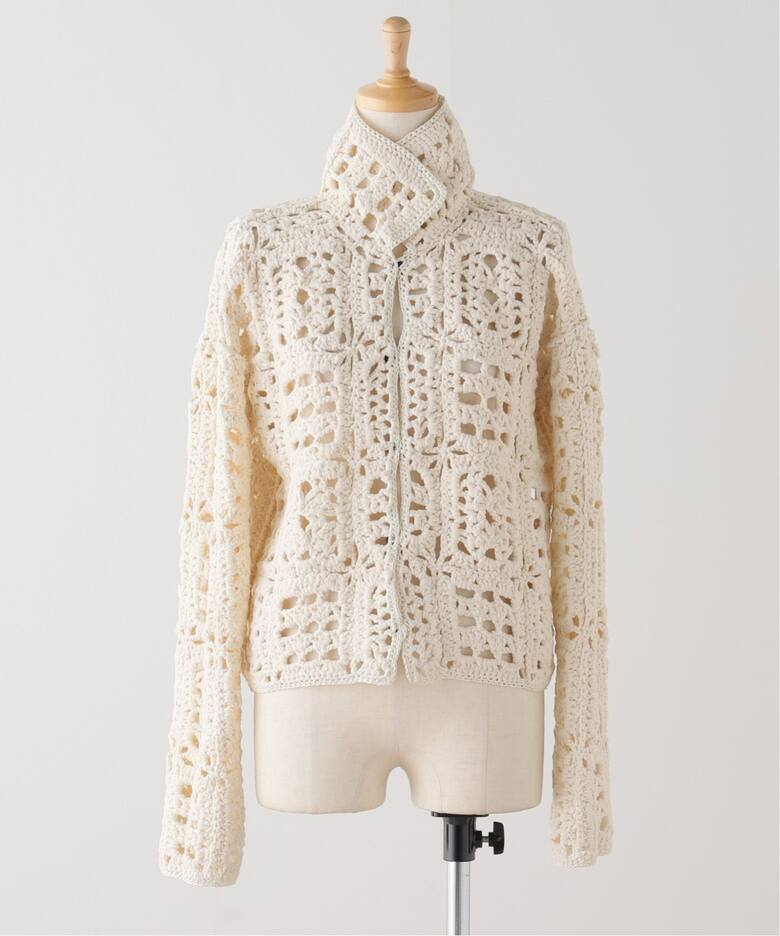 TODAYFUL / トゥデイフル】 Crochet Knit Shirts：ニット（ニット 