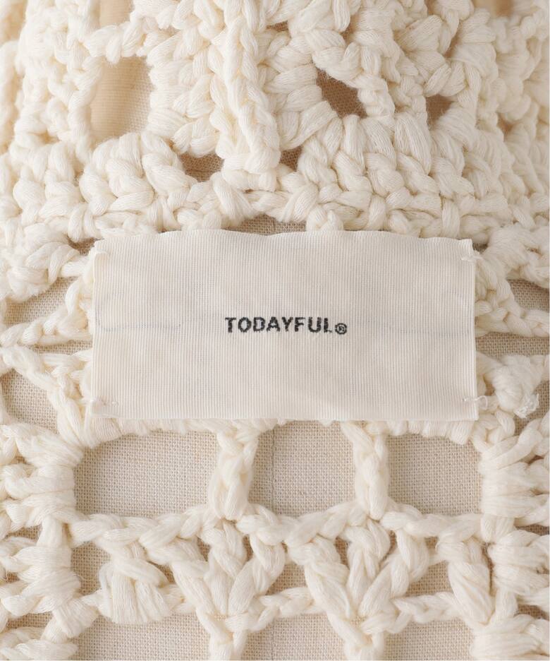 TODAYFUL / トゥデイフル】 Crochet Knit Shirts：ニット（ニット 