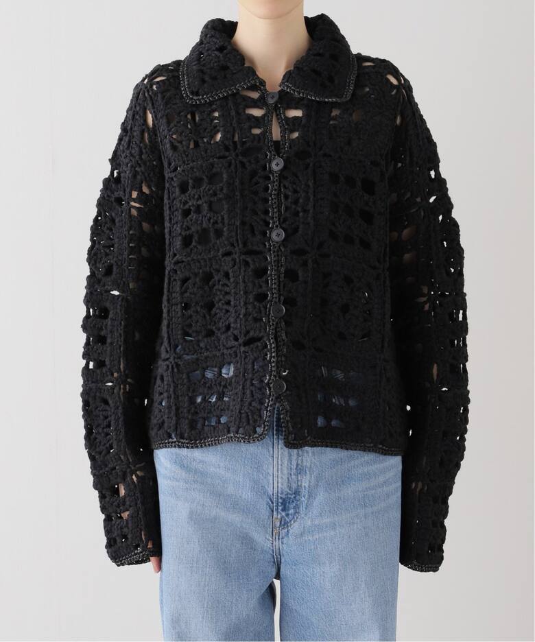 TODAYFUL / トゥデイフル】 Crochet Knit Shirts：ニット（ニット 