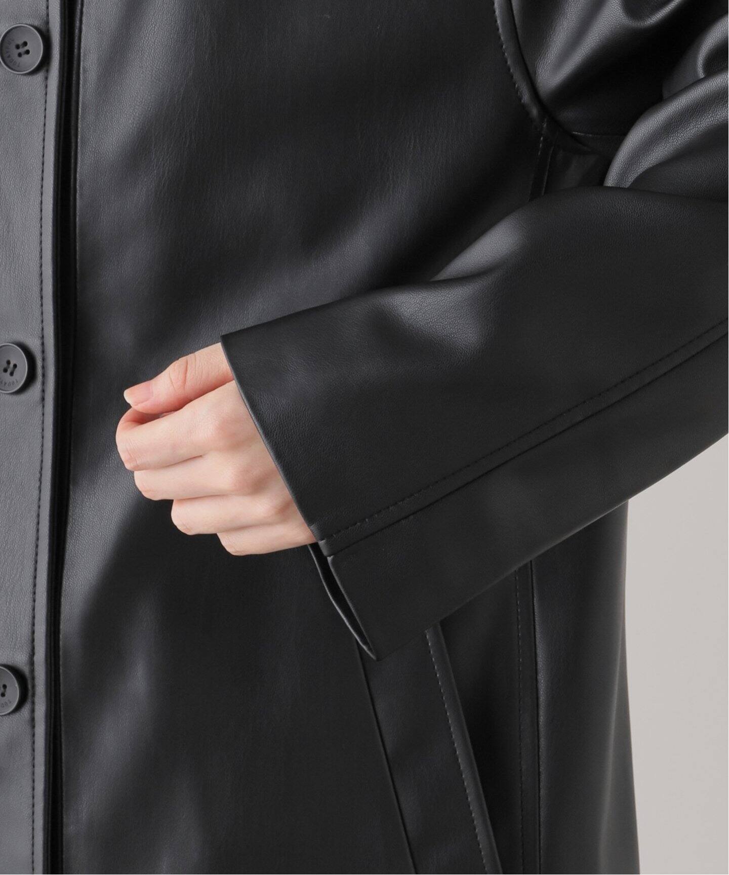 TODAYFUL / トゥデイフル】 Ecoleather Soutiencollar JK：エコレザー  