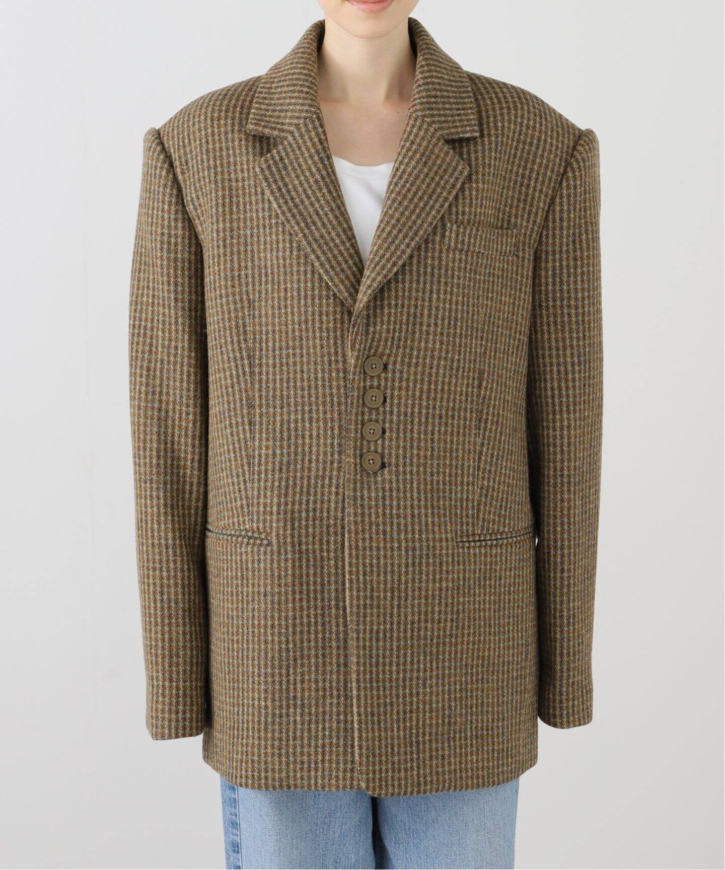 todayful check over jacket チェックオーバージャケット（TODAYFUL  