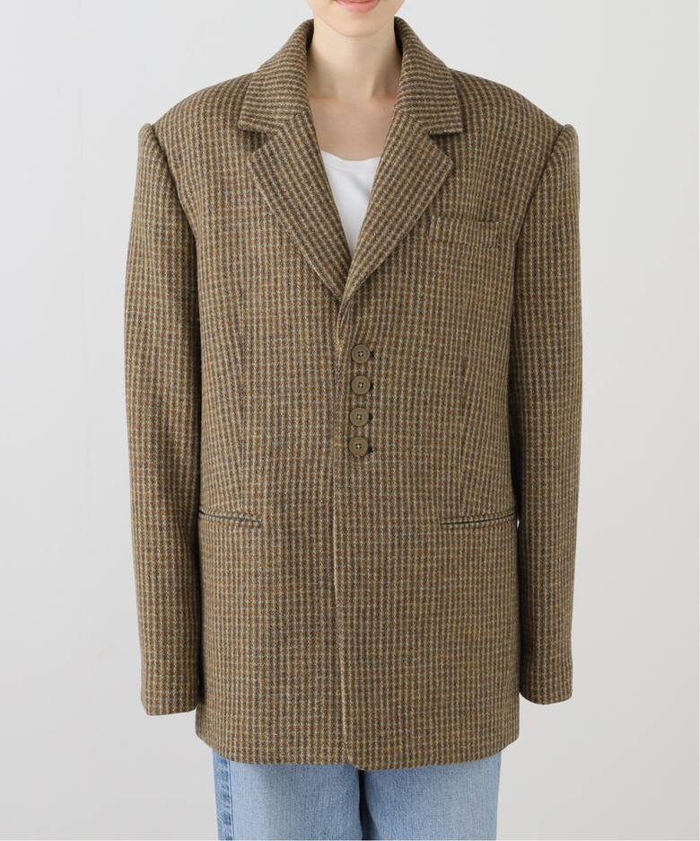 TODAYFUL / トゥデイフル】Wool100% Check Jacket：ジャケット  