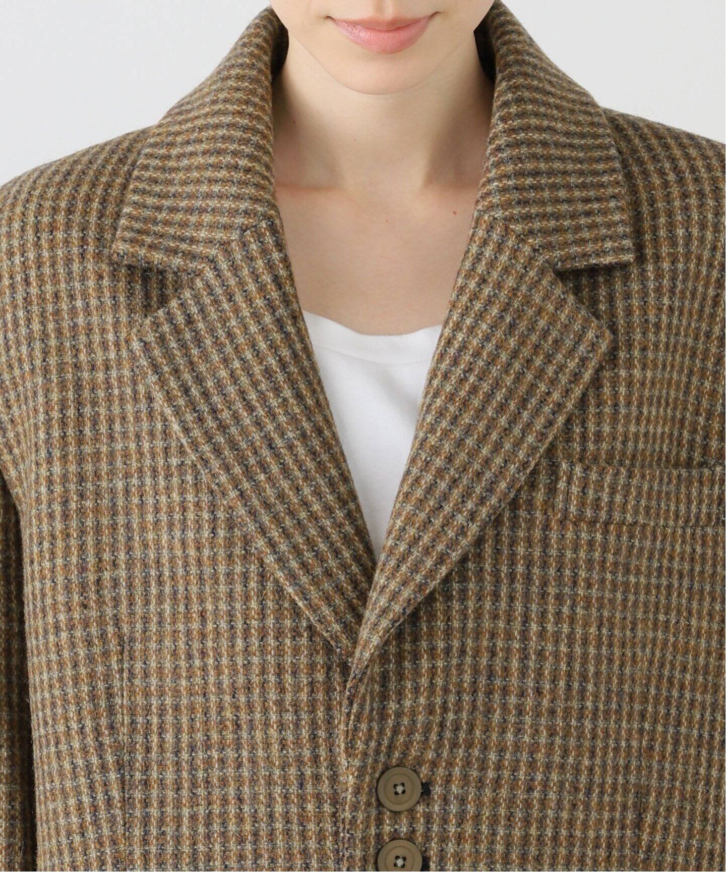 TODAYFUL / トゥデイフル】Wool100% Check Jacket：ジャケット 