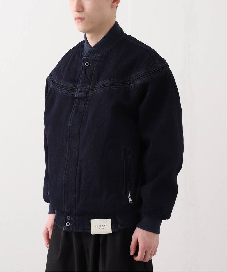 AMERICAN デニム リブブルゾン by COTTON USA（デニムジャケット 