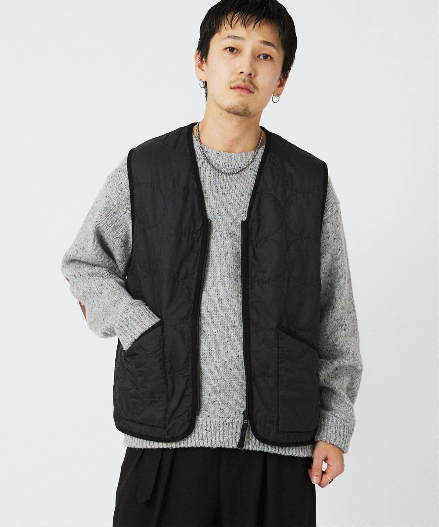 Relume Jeans キルティング ジップ ベスト（ダウン・中綿ベスト