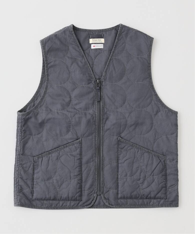 Relume Jeans キルティング ジップ ベスト（ダウン・中綿ベスト 
