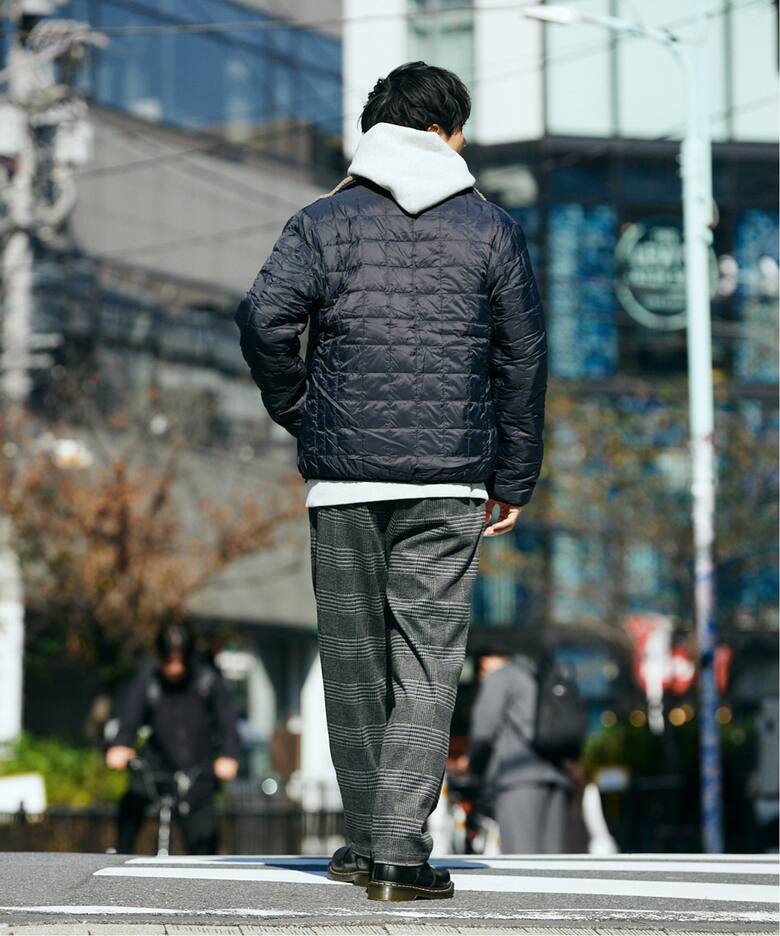 TAION / タイオン】マウンテンリバーシブル ダウン×ボアジャケット  