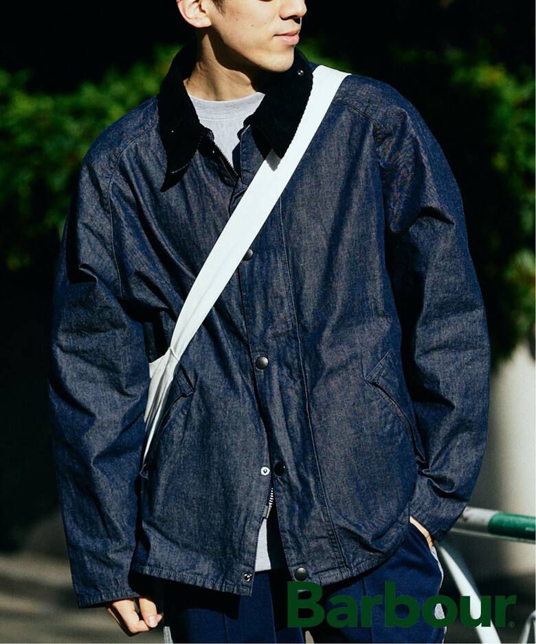 Barbour バブアー ヴィンテージ レザージャケット ぶつけれ オイルド 