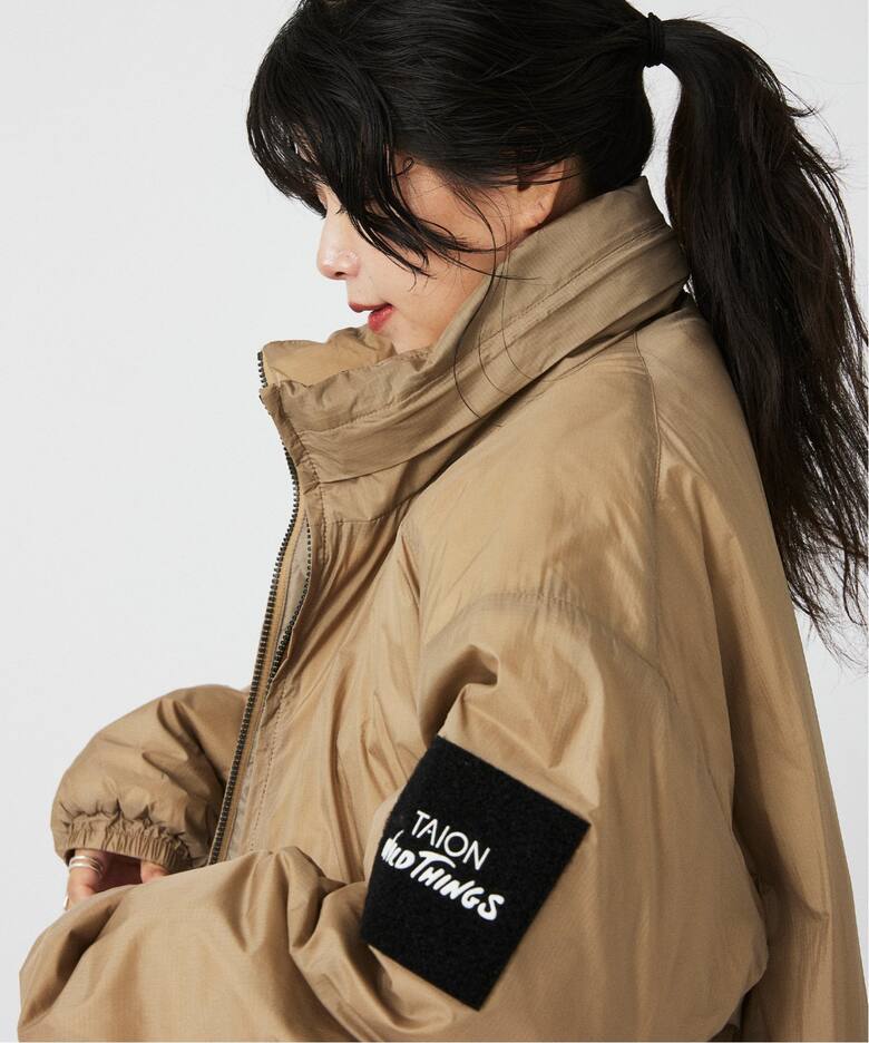 WILD THINGS × TAION 別注 リバーシブルコールドウェザーパーカー 