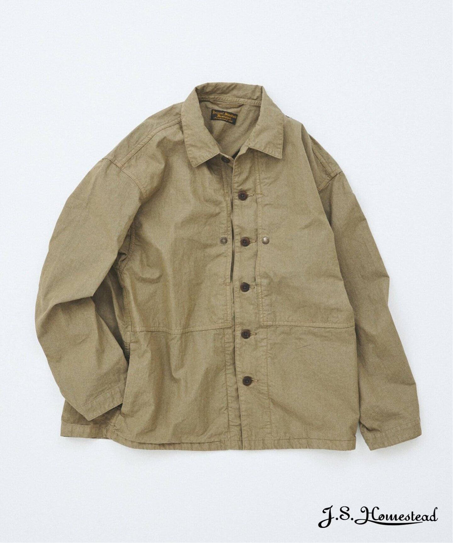 J.S.Homestead / GARMENT DYED P44 UTILITY JKT（ミリタリー 