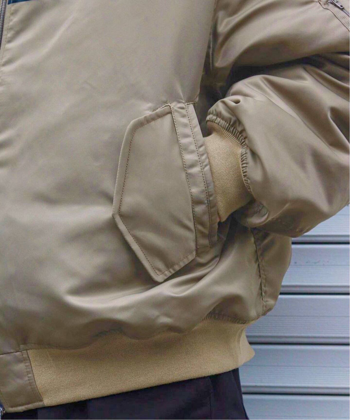 NAMELESSNESS / ネームレスネス】Classic bomber（MA-1）｜WISM