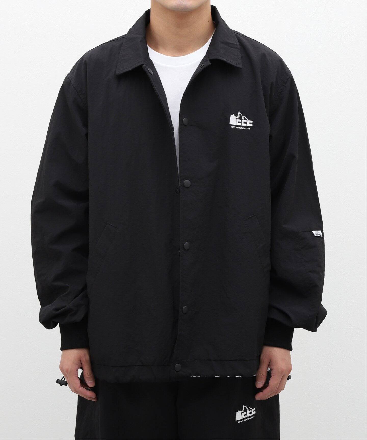 CITY COUNTRY CITY / シティーカントリーシティー】NYLON COACH JACKET 