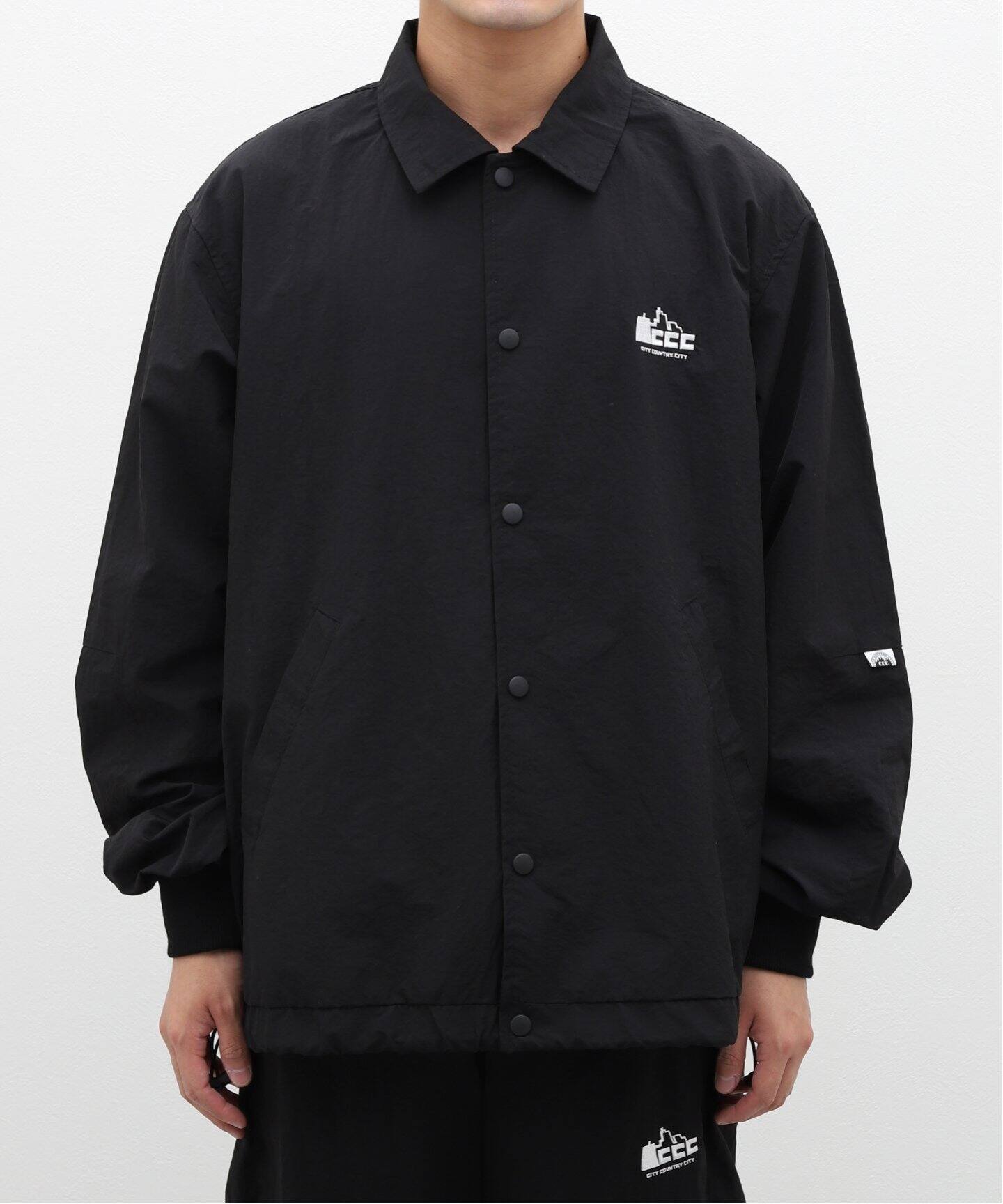 CITY COUNTRY CITY / シティーカントリーシティー】NYLON COACH JACKET 