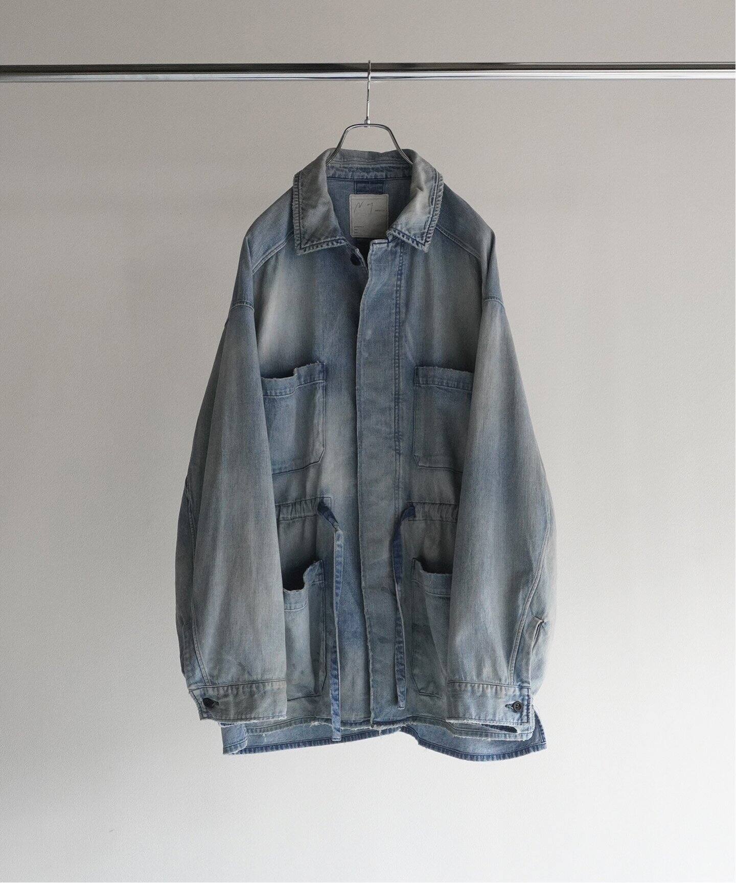 ANCELLM / アンセルム】AGING DENIM SHIRT JACKET（デニムジャケット 