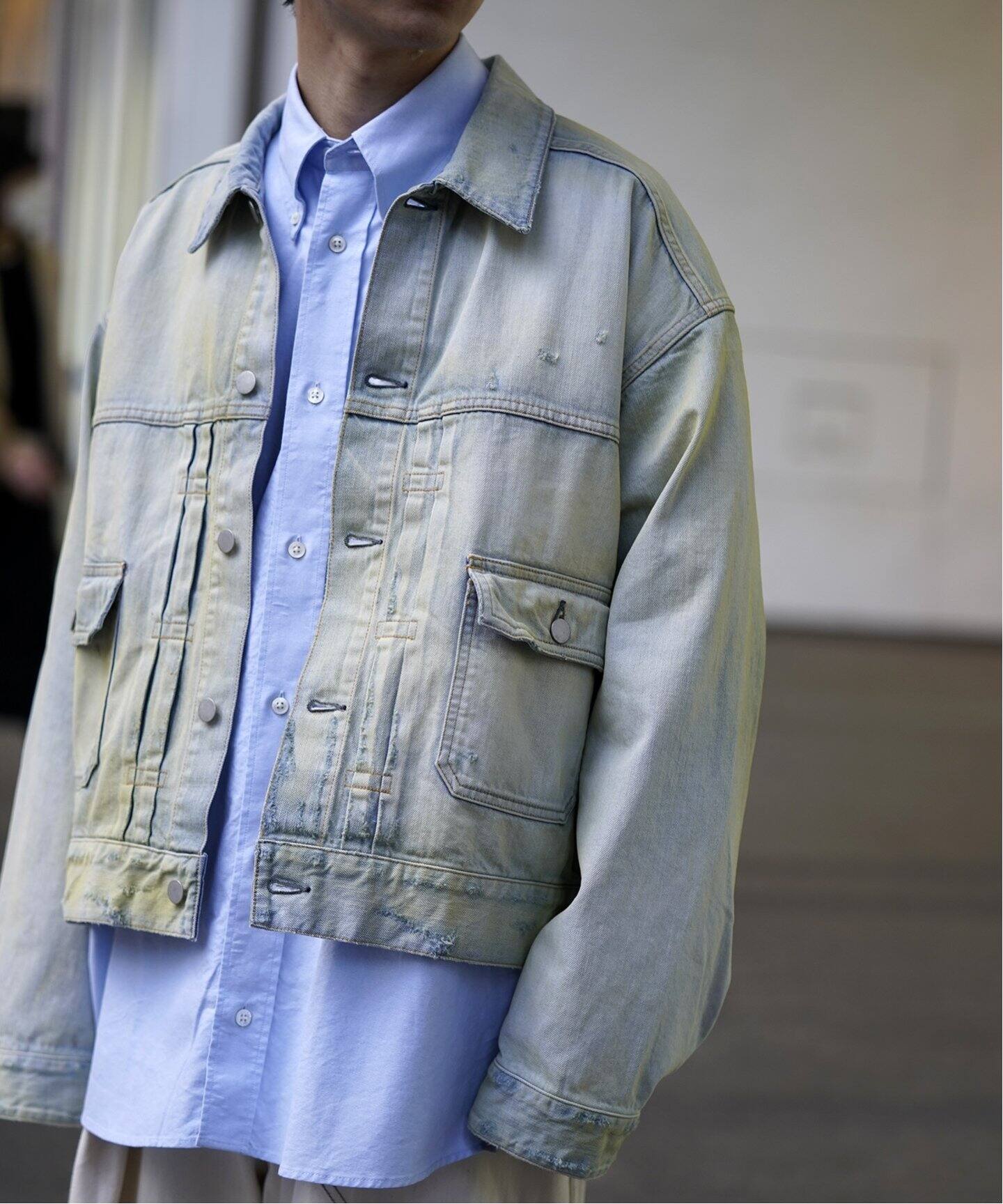 ANCELLM / アンセルム】CRASH DENIM JACKET type-2（デニムジャケット  