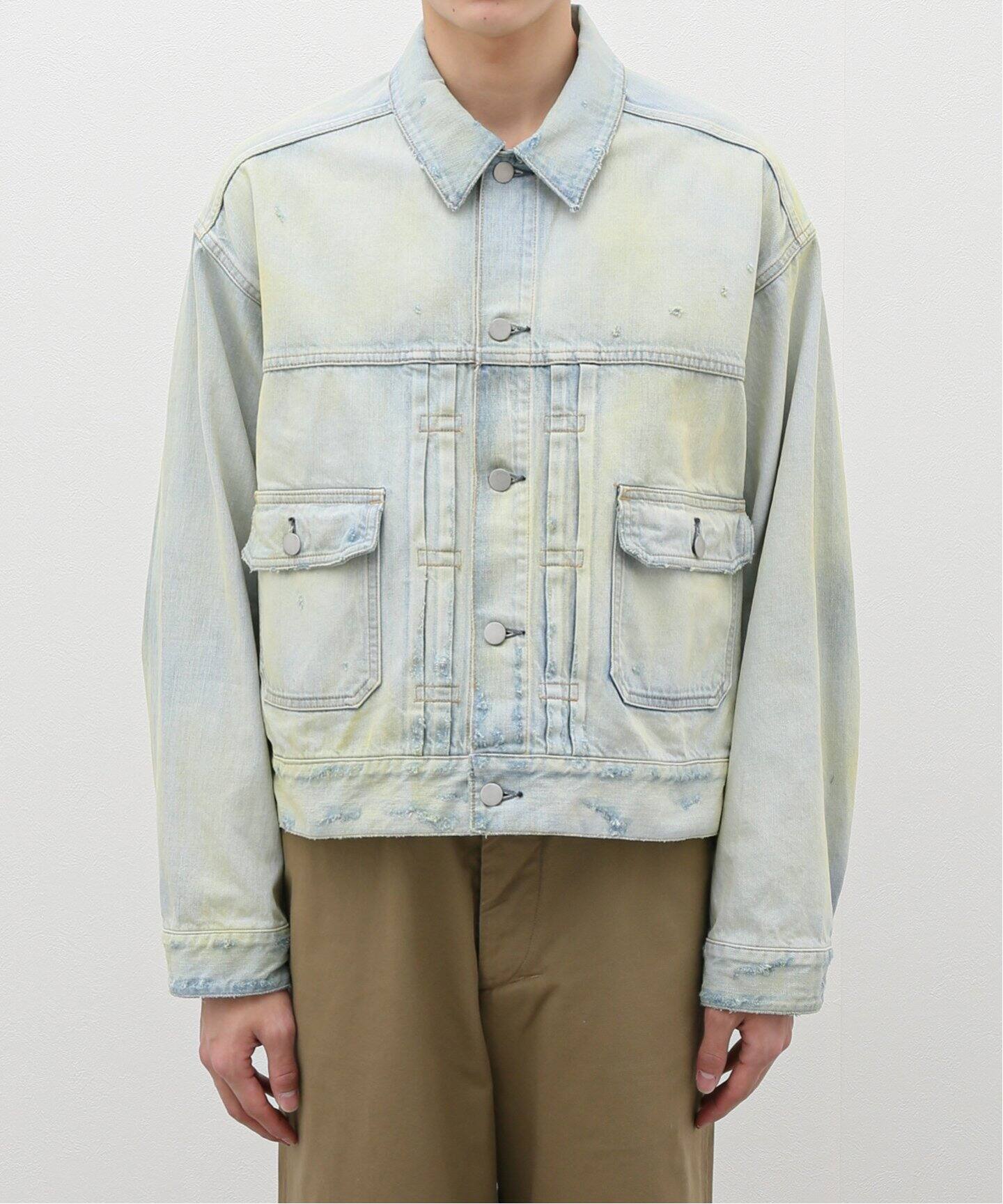 ANCELLM / アンセルム】CRASH DENIM JACKET type-2（デニムジャケット 