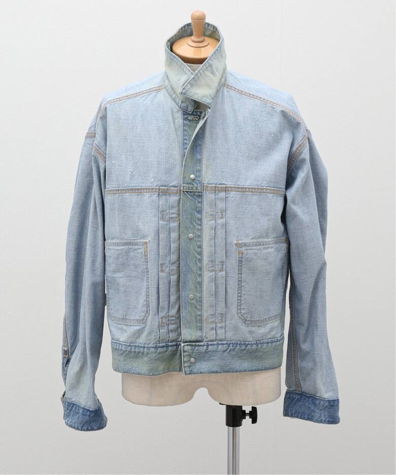 ANCELLM / アンセルム】CRASH DENIM JACKET type-2（デニムジャケット  
