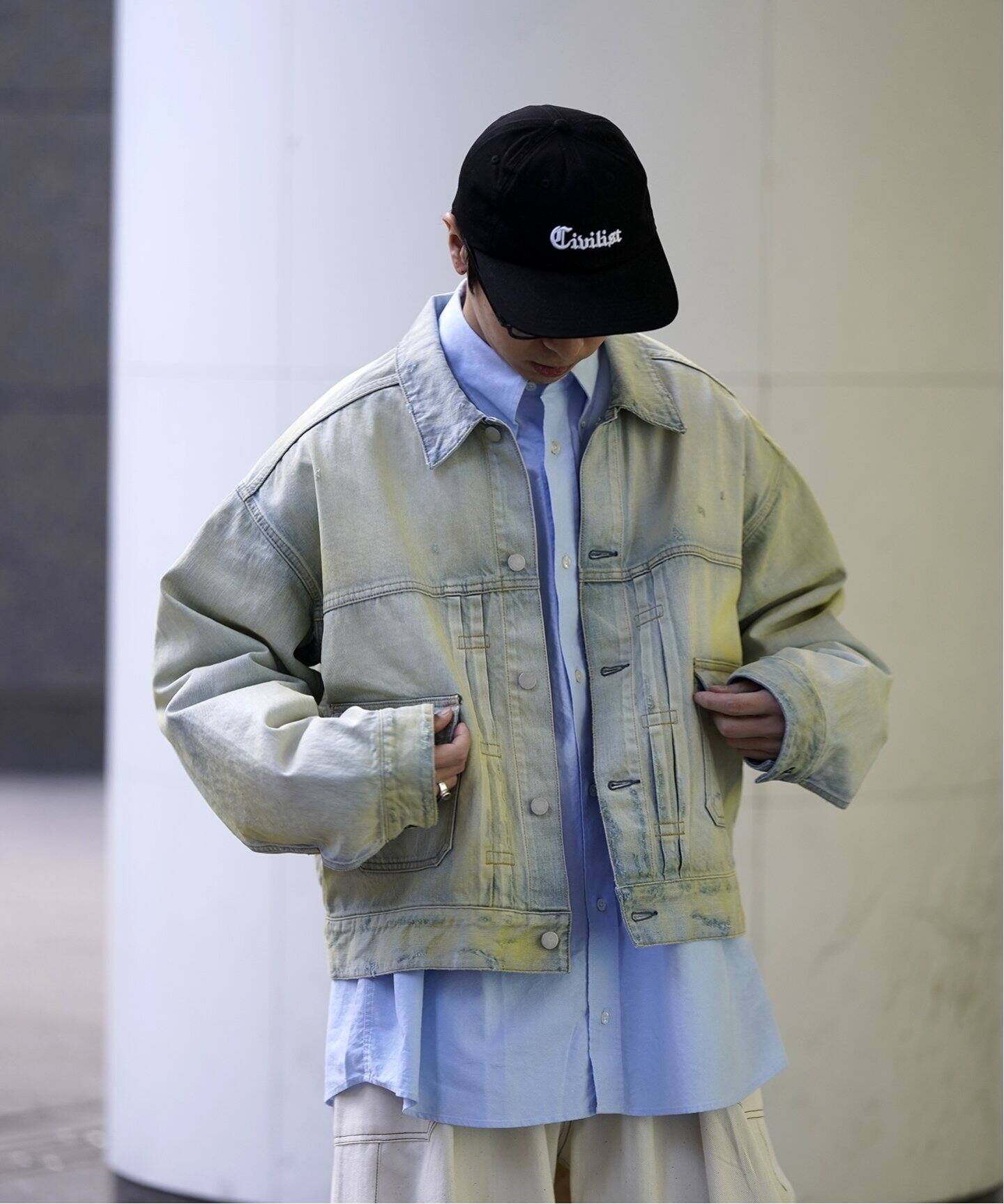 ANCELLM / アンセルム】CRASH DENIM JACKET type-2（デニムジャケット  