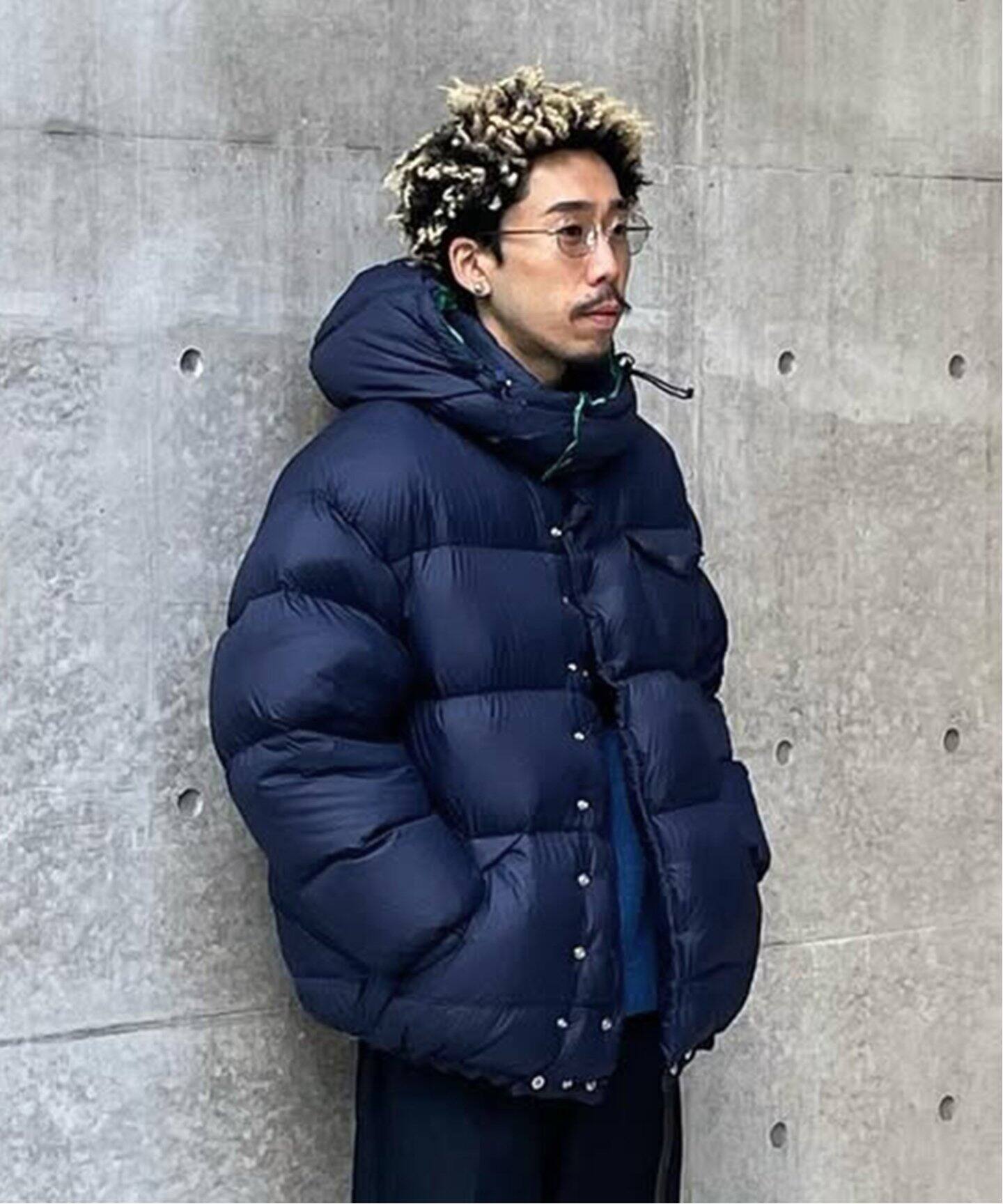 is-ness × NANGA / イズネス × ナンガ】HOODED DOWN PUFFER JACKET 