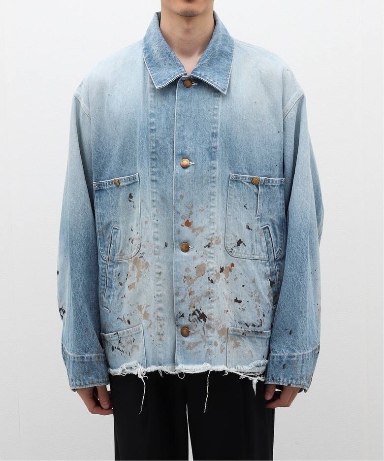 doublet ダブレット粗品着用FOIL CUT OFF Gジャン 