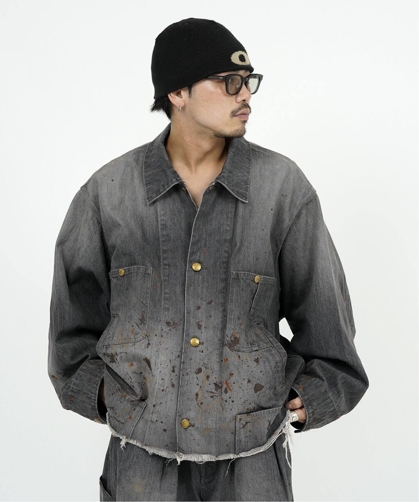 doublet / ダブレット】CUT OFF DENIM COVERALL（デニムジャケット 