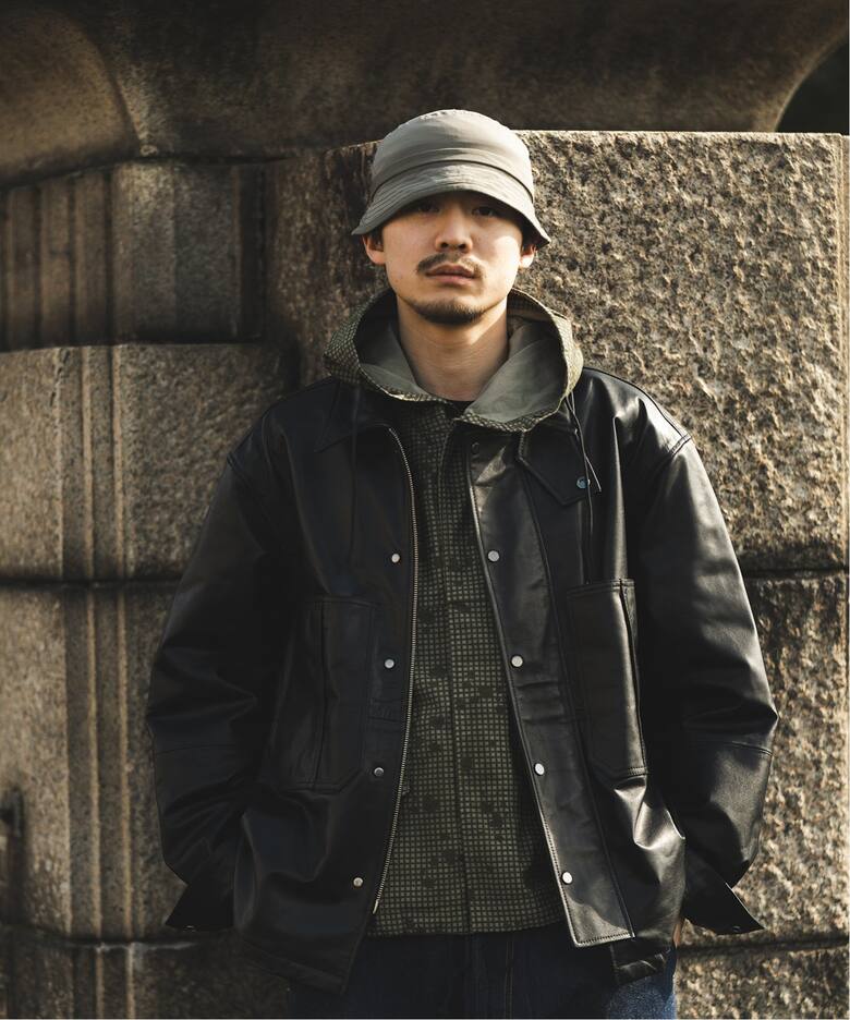 CCU / シーシーユー】WISM 別注 THOMAS COVERALL SHIRT JACKET（レザー 
