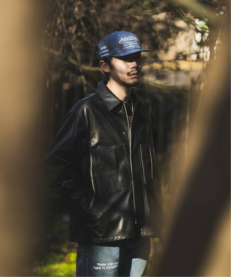 CCU / シーシーユー】WISM 別注 THOMAS COVERALL SHIRT JACKET（レザー 