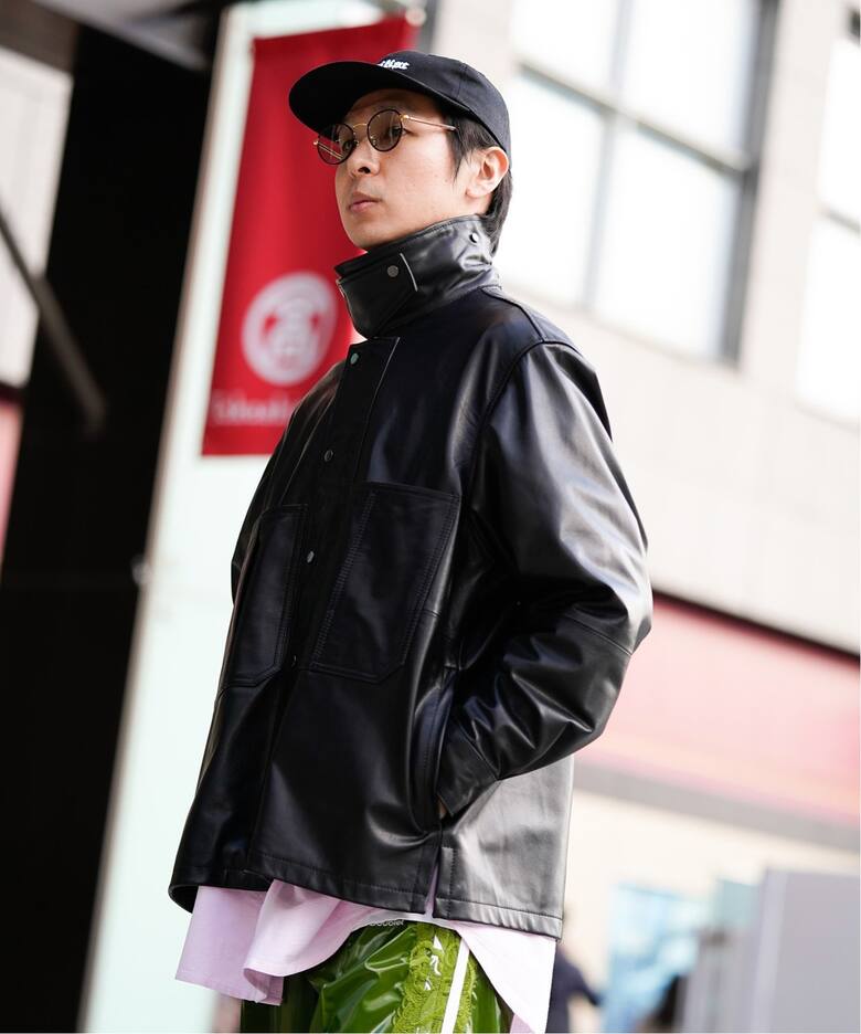 CCU / シーシーユー】WISM 別注 THOMAS COVERALL SHIRT JACKET（レザー 