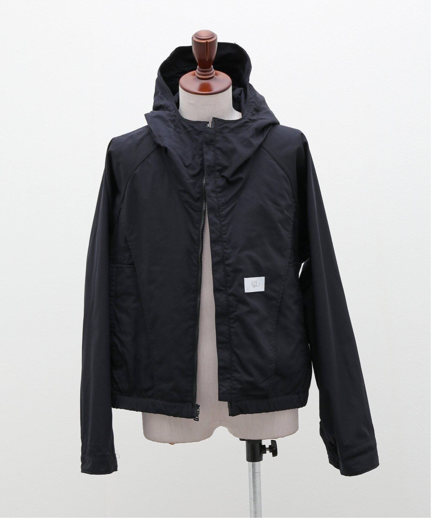 URU / ウル】NYLON SILK - HOODED ZIP UP BLOUSON（ナイロンジャケット 
