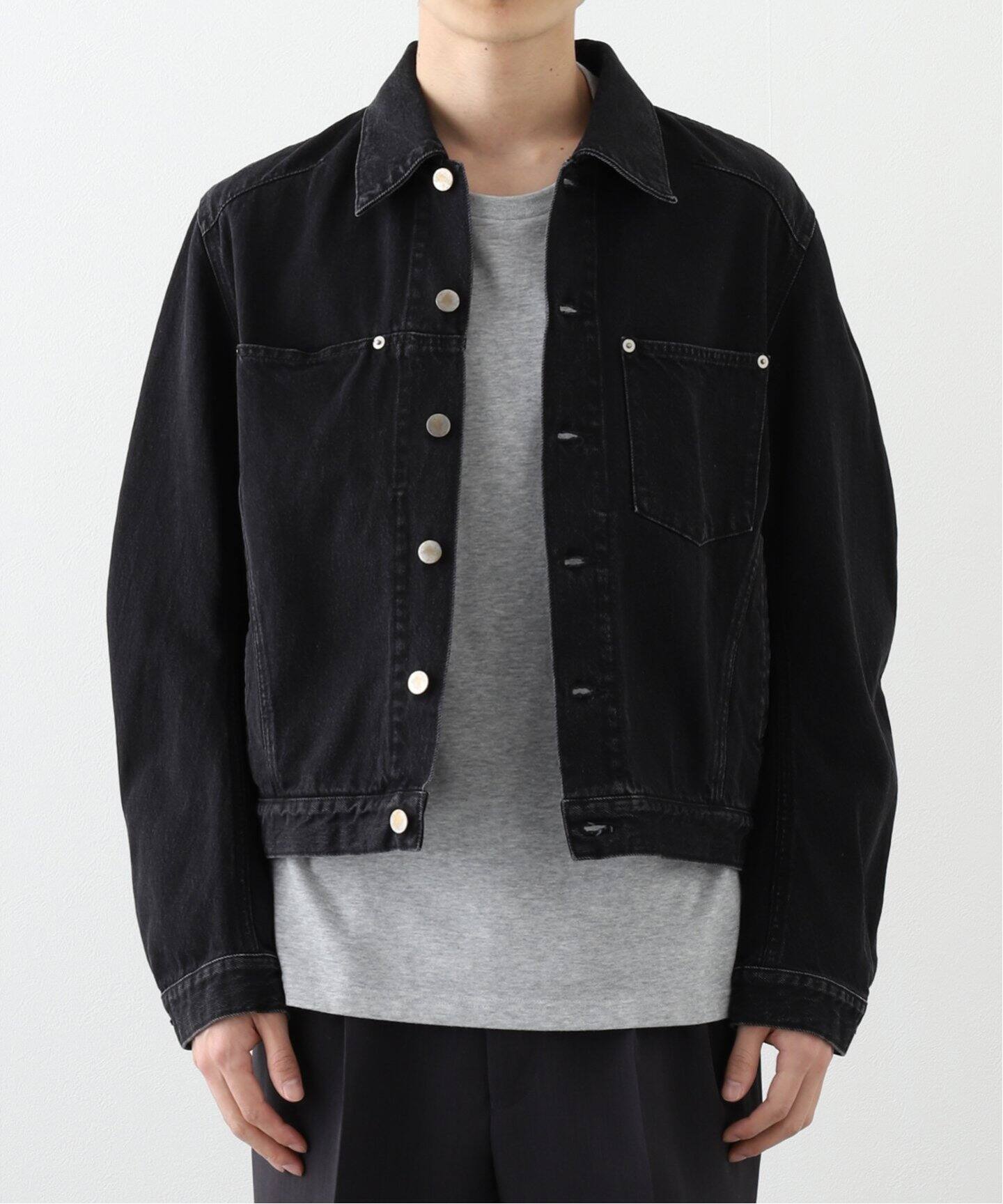NVRFRGT / ネヴァーフォーゲット】 DENIM 3D TRUCKER JACKET F.BLK  