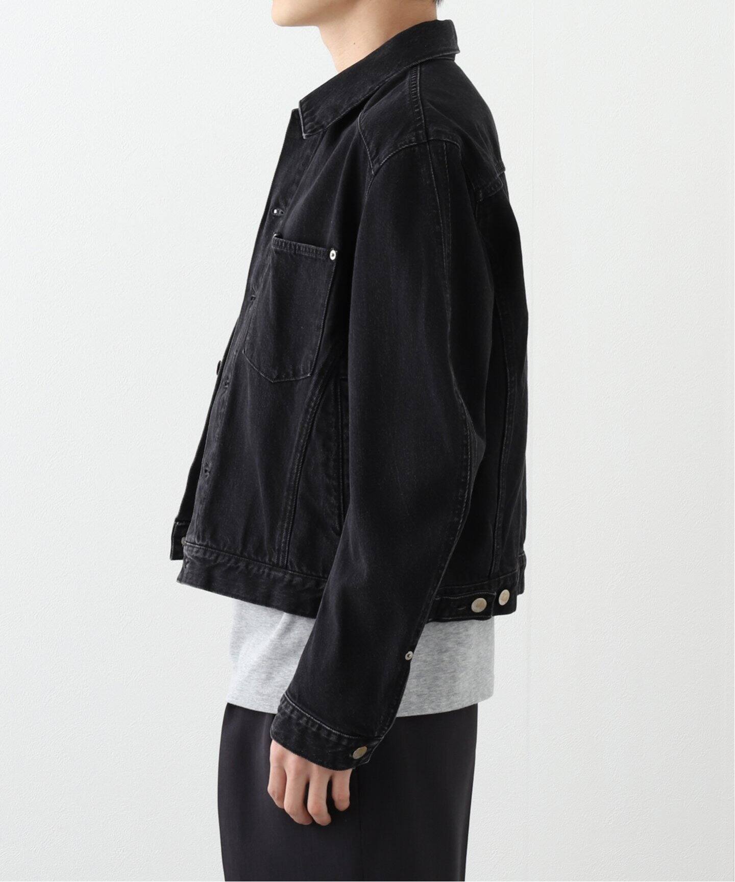 NVRFRGT / ネヴァーフォーゲット】 DENIM 3D TRUCKER JACKET F.BLK  