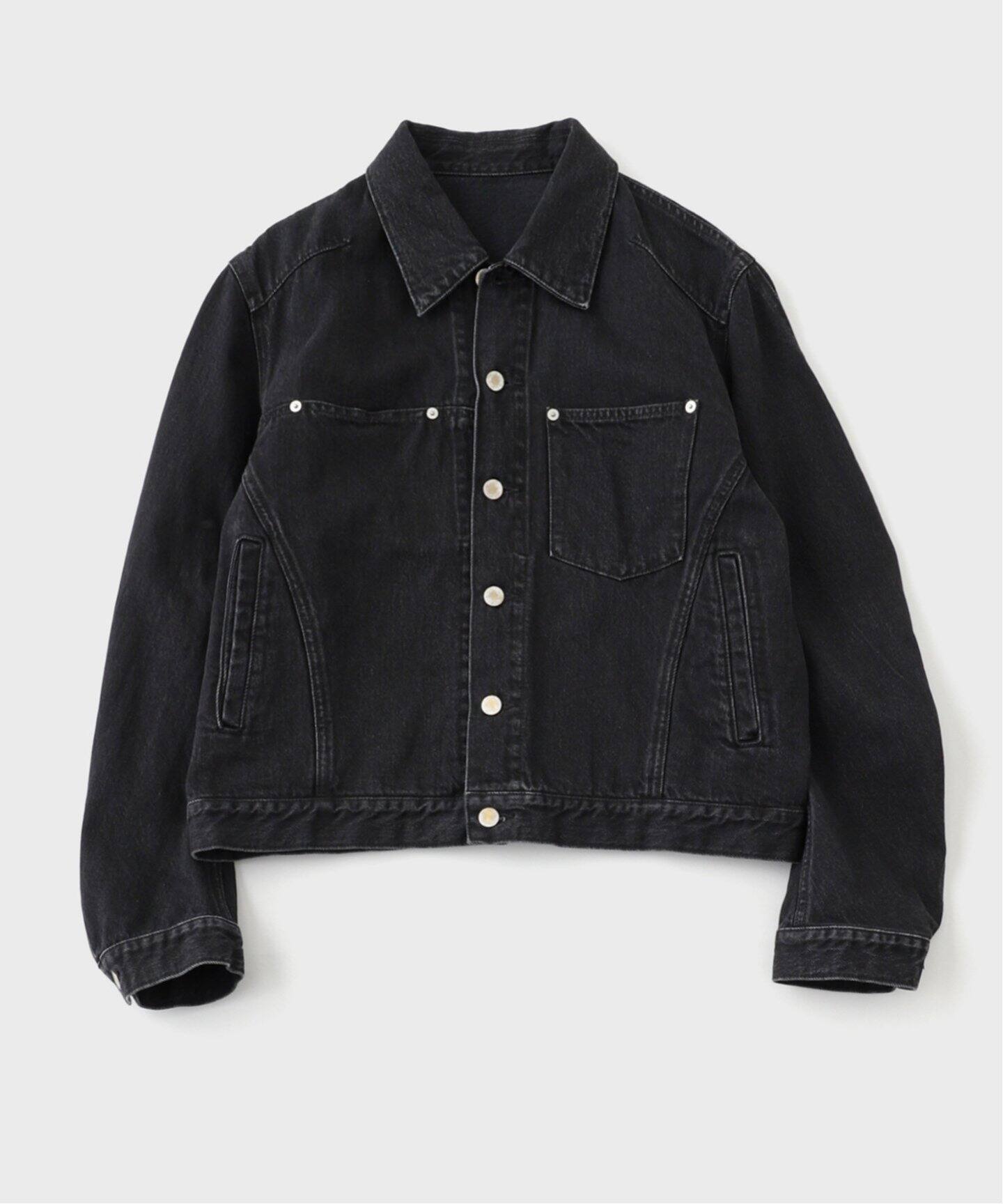 NVRFRGT / ネヴァーフォーゲット】 DENIM 3D TRUCKER JACKET F.BLK  