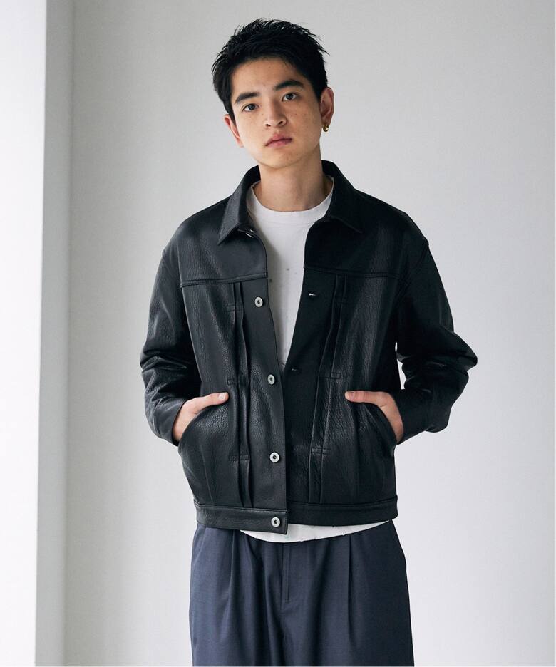 NZ ラムレザー トラッカージャケット（レザージャケット）｜JOURNAL  