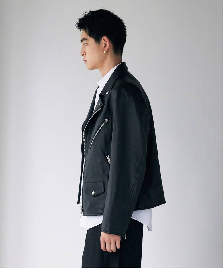 シープレザー ダブルライダースジャケット（レザージャケット  