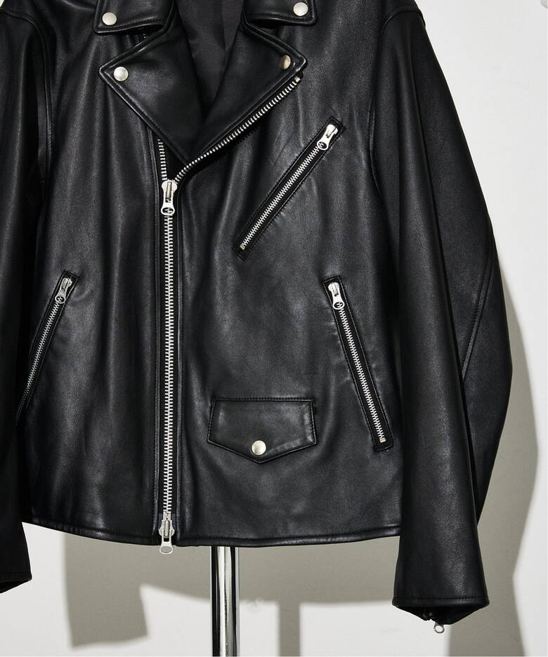 シープレザー ダブルライダースジャケット（レザージャケット  