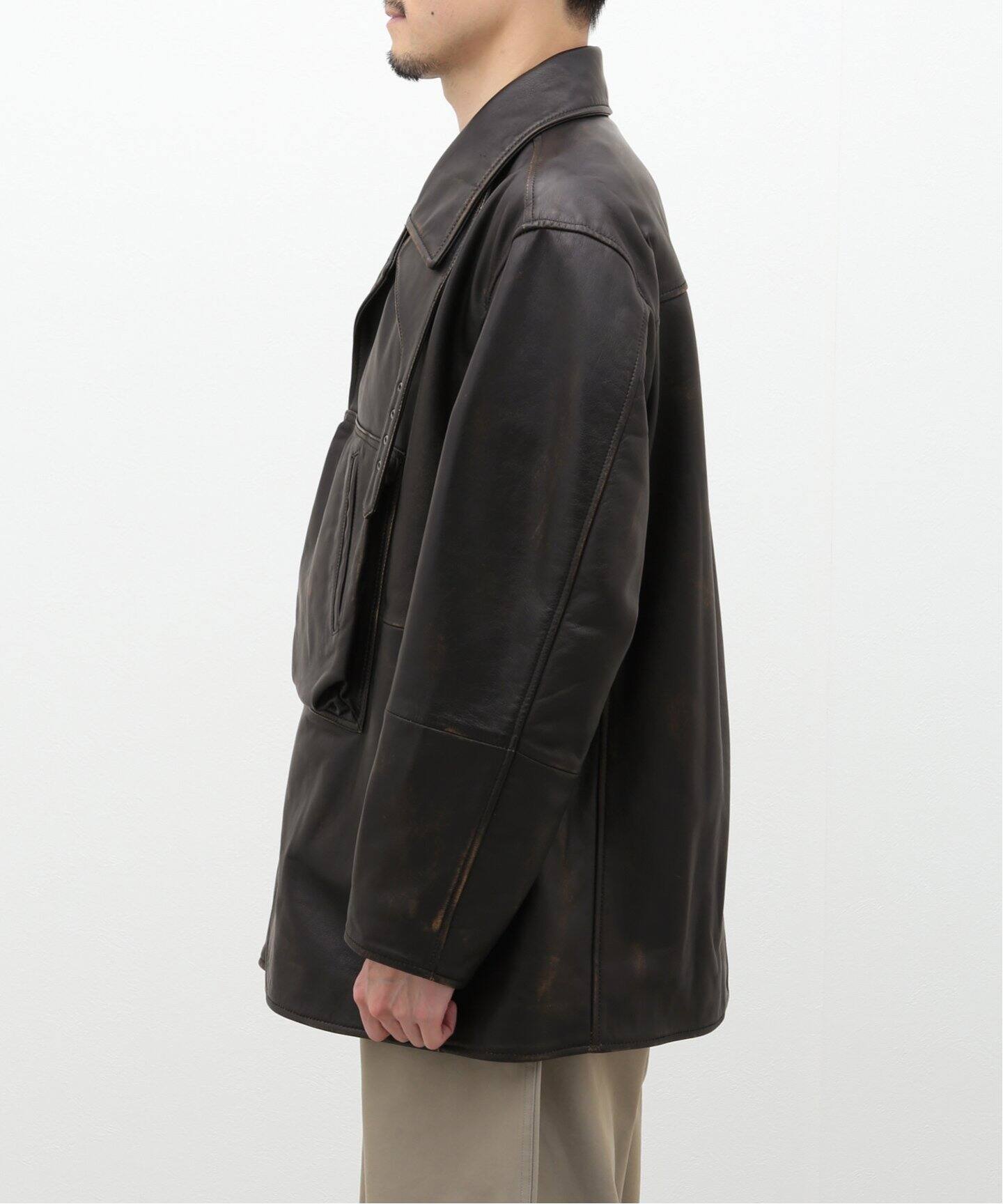 CCU RYAN THROAT LATCH JACKET レザージャケットコート 【公式通販】