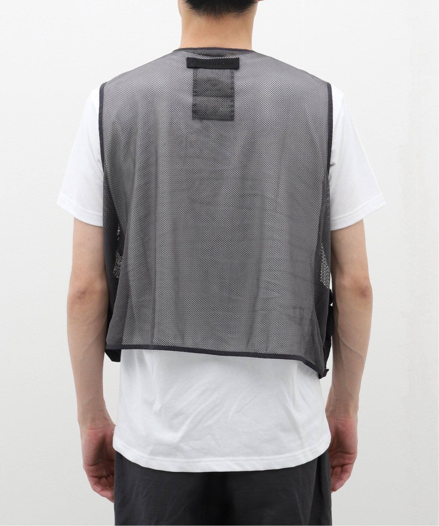 BOILER ROOM / ボイラールーム MESH CARGO VEST SS24JK04BLK（ベスト 