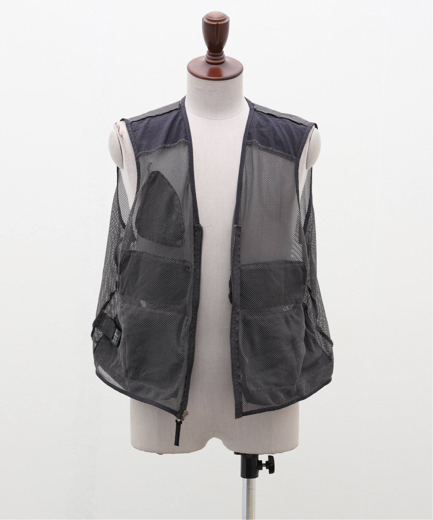 BOILER ROOM / ボイラールーム MESH CARGO VEST SS24JK04BLK（ベスト 