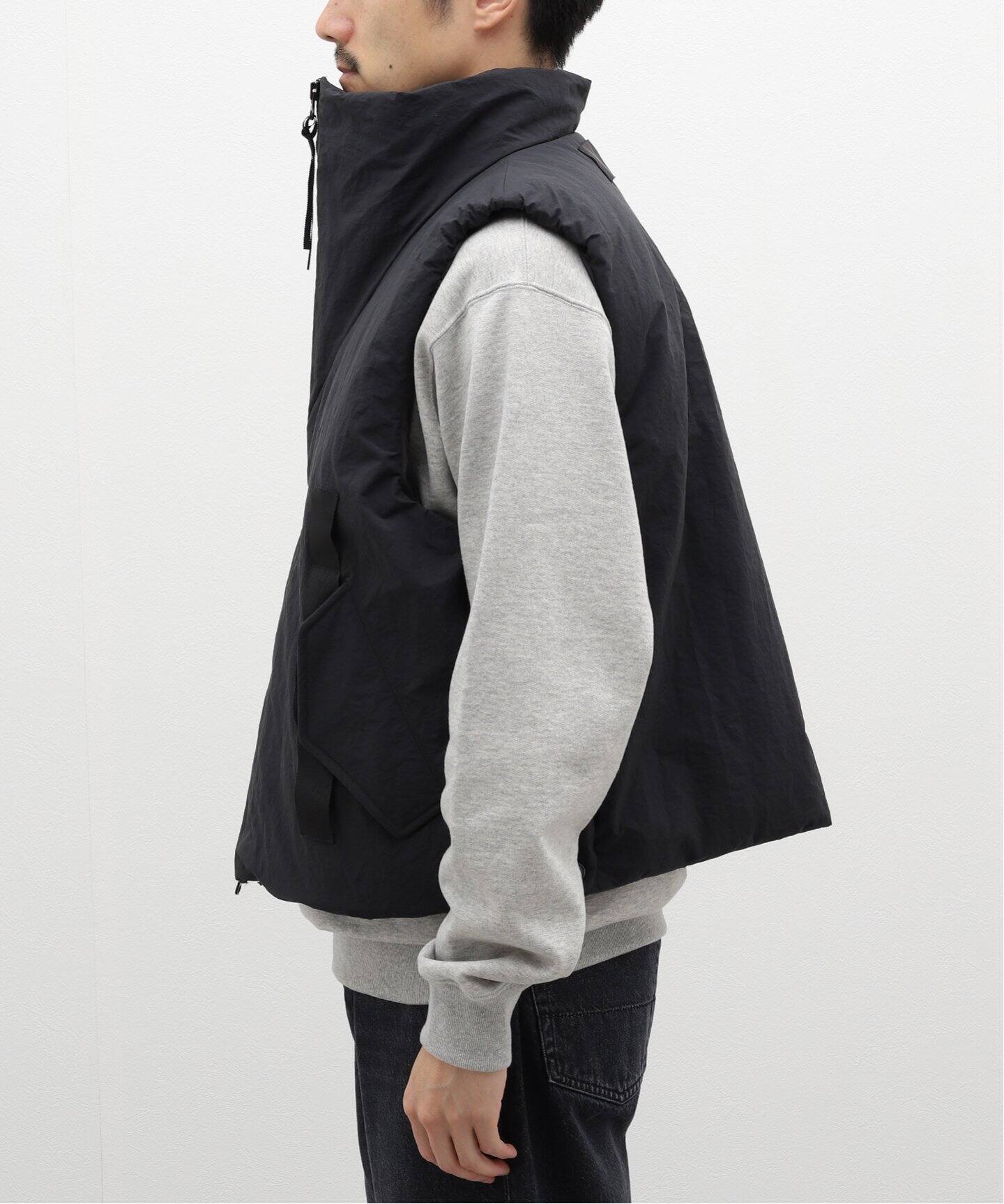 Gurank Padded vest ブラック グランク ベスト 中綿