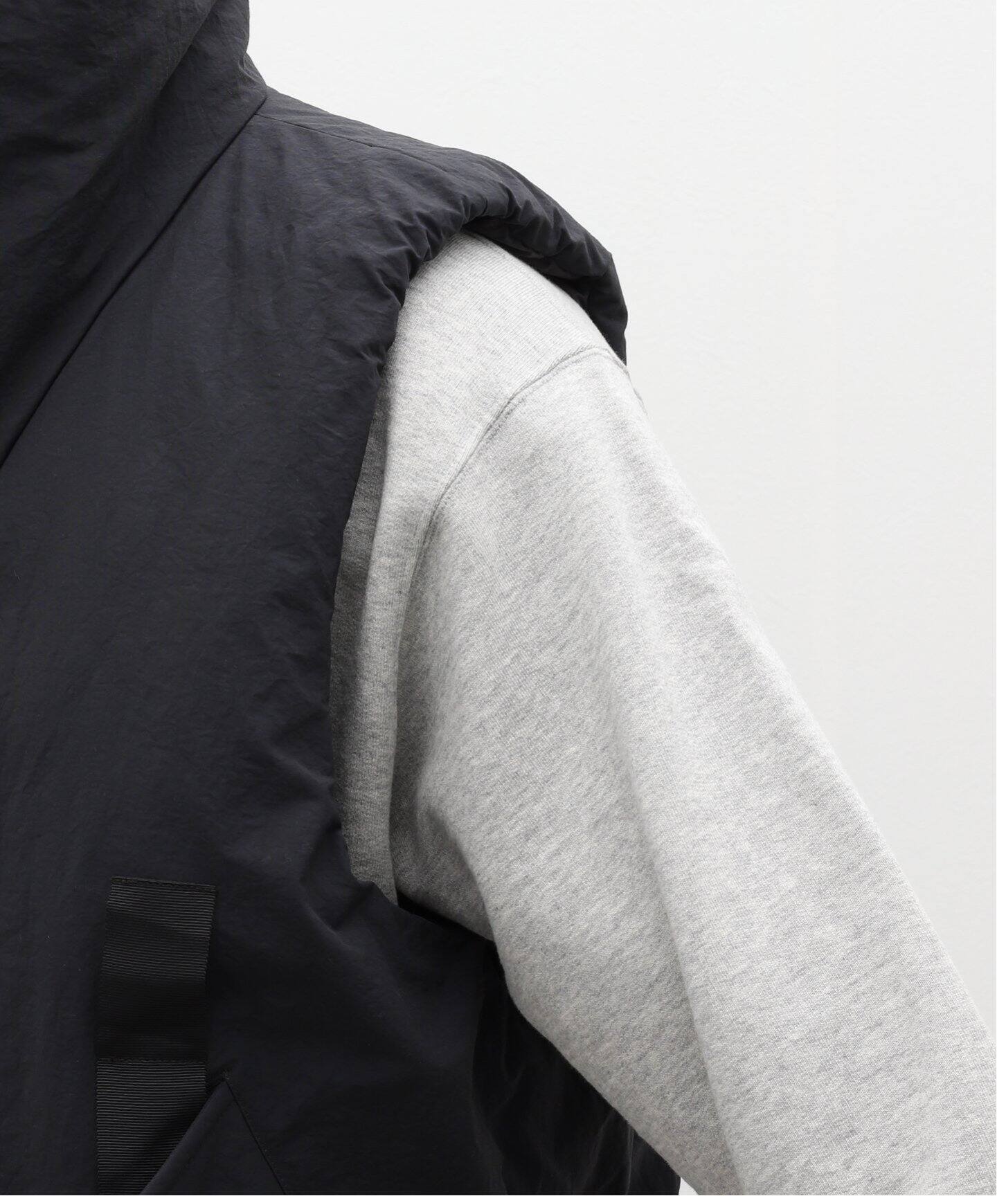 Gurank Padded vest ブラック グランク ベスト 中綿